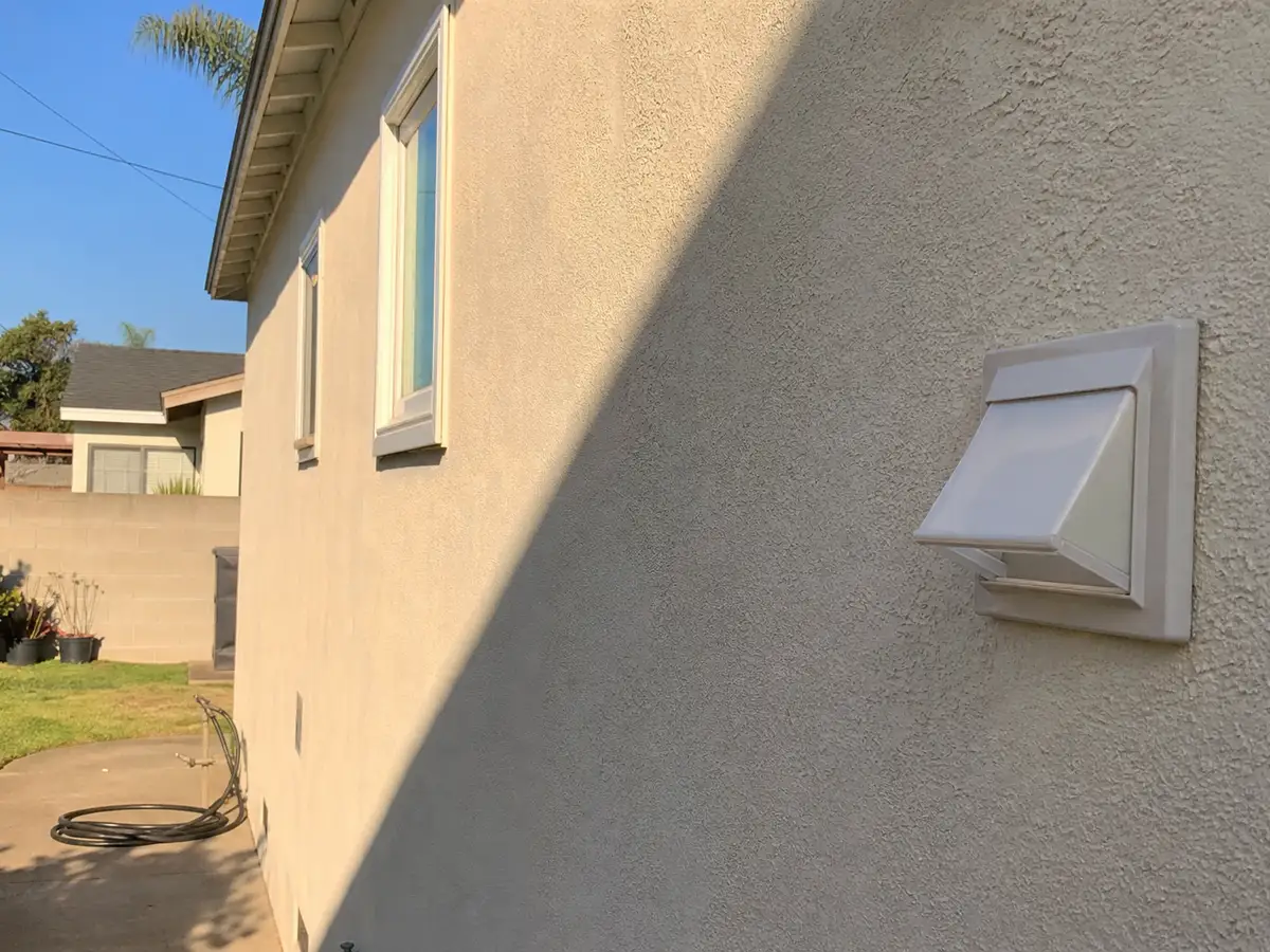 Clear dryer vent hood back in service — completed job in La Mesa, CA